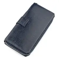 Чоловічий гаманець ST Leather 18454 (ST128) шкіряний Синій