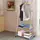 Двух ярусная передвижная напольная вешалка для одежды Clothes Rack Multi-Function