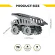 Коллекционная модель-конструктор Metal Time Quarry Transporter механический карьерный самосвал MT014