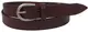Женский кожаный ремень Skipper марсала, ширина 2,5 см