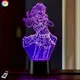 3D ночник GENSHIN IMPACT "Дилюк" (УВЕЛИЧЕННОЕ ИЗОБРАЖЕНИЕ) + пульт ДУ + сетевой адаптер + батарейки 3DTOYSLAMP
