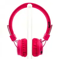 Беспроводные Bluetooth Наушники с MP3 плеером NIA-X2 Радио блютуз Розовые