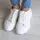 Кеды женские Fashion Zenith 3167 41 размер 26 см Белый
