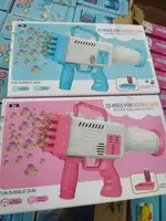 Игрушечный пистолет для мыльных пузырей 25 hole fun bubble gun