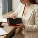 Вместительный кошелек для прекрасных женщин из натуральной кожи ST Leather 22517 Разноцветный