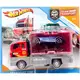 Игровой набор "Team Transport" (металлическая модель и автовоз), красный
