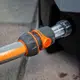 Коннектор ½" быстросъёмный для шланга ¾" аквастоп (ABS+TPR) FLORA (5015514)