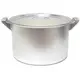 Кастрюля с крышкой Gusto GT-1624-60 24 см 6 л серая