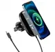 Холдер HOCO CA90 с поддержкой MagSafe 15W Автомобильный магнитный держатель для телефона c зарядкой Черный