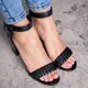 Женские босоножки Fashion Pablo 2953 40 размер 25,5 см Черный