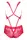 853-TED-3 боди красный Obsessive S/M