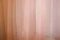 Тюль шифоновая однотонная, цвет персиковый