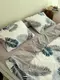 Постельное белье семейное Dushka Home Сатин 21627 160х215х2 см