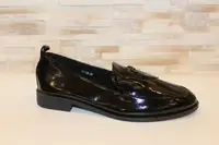 Туфли женские черные лаковые Т1282 41