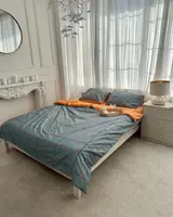 Постільна білизна євро Dushka Home Полікотон 20626 200х220 см