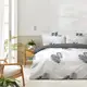 Постельное белье Lotus Home Perfect Ranforce - Jolly белый семейный