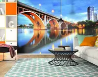 Фотообои текстурированные, виниловые Мосты, 250х380 см, fo01inV_br00402