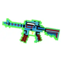Детский игрушечный автомат Майнкрафт 0223-2 со звуком Зеленый