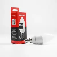 Лампа светодиодная ETRON Light Power 1-ELP-024 C37 8W 4200K 220V E14