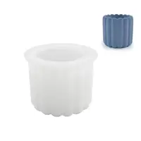 Силиконовая форма для подсвечника из смолы,глины,воска 72 х 70 мм "silicone mold-3"