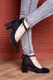 Туфли женские на каблуке Fashion Bip 2175 40 размер 25,5 см Черный