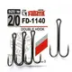 Двойной крючок Fanatik FD-1140 №2/0 3шт