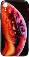 Чехол-накладка TOTO Print Glass Space Case Apple iPhone XR Amethyst