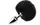 Анальная пробка с хвостом EGZO - Bunny Tail Silver Plug Black, size S