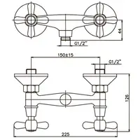 Змішувач для душу Haiba DOMINOX 003 (HB0060)
