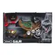 Игровой набор "Dinosaur: запускалка с машинкой", коричневый