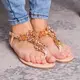 Женские босоножки Fashion Cliff 3040 41 размер 25,5 см Бежевый