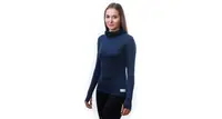 Термокофта жіноча Sensor Merino DF LS SW11M-deep-blue-S S синя
