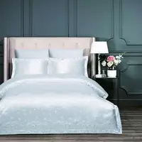 Комплект постільної білизни 200х220 см Жаккард Eldora Білий Sensibility Arya AR-TR1004129-white