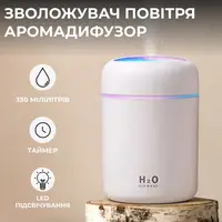 Увлажнитель воздуха H2O Humidifier USB 300ml очиститель увлажнитель воздуха Белый