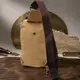Интересная мужская сумка через плечо из плотного текстиля Vintage 22194 Песочный