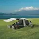 Палатка четырехместная автоматическая надувная с тентом Naturehike Ango CNK2550WS017, коричневая