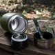 Термос военный тактический M-Tac 750 мл пищевой армейский Olive Термос для еды полевой с чашкой и ложкой