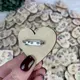 Нежные свадебные бутоньерки для гостей с инициалами молодых