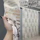 Тюль лен с принтом. Цвет молочный с коричневым. Код 1794т
