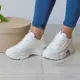 Кроссовки женские Fashion Oparis 3191 41 размер 25,5 см Белый