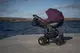 Детская коляска 2 в 1 Angelina Discovery Evolution фиолетовая DE-22