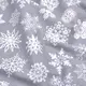 Наволочка фланель 50х70 SNOWFLAKES CS1
