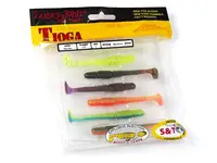 Віброхвіст силікон. TIOGA LJ Pro Series 2,9 " MIX1 7шт