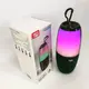 Портативная колонка TG644 5W с RGB подсветкой и ремешком Беспроводная колонка мощная Цвет: зеленый