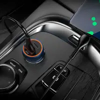 Адаптер автомобільний HOCO Blue whale car charger Z46A 1USB/Type-C, PD/QC, 30W/3A|