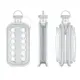 Форма для льда на 17 шариков / Форма для круглого льда / Бутылка для льда Light Grey (8863)