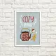 Постер в рамке Cozy winter 15x21 см, A5 (WMT5_20NG005)
