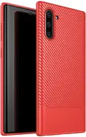 Чехол-накладка Ipaky Moosy Series/TPU With Carbon Fiber Case Samsung Galaxy Note 10 Red