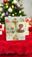 Набір кухонних рушників Туреччина Snake 14645 30х50 шт 2 шт бежевий