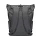 Мужской рюкзак Liping LP-604 20-35L Black с ЮСБ портом, тканевый